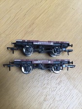 Bachmann 37-980 OO Scale BR Bauxite Conflat Wagons - Pack of 2 - No Box