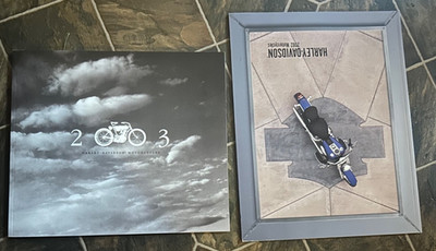 Harley Davidson 2002 & 2003 Motorcycles Brochure / Book Oversized