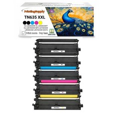 5PK TN635XXL BKCMY Toner For Brother MFC-L8730 L8930CDW L8970CDW EX575 HL-L8430