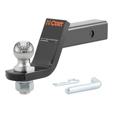 Curt-Manufacturing 45055 Class III 2" Loaded Ball Mount with 1-7/8" Ball