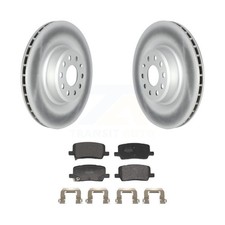 Transit Auto KGF-103053 Brake Disc and Pad Kit Rear for Tesla S X 2017-2019
