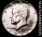 1968-D Kennedy Half Dollar- Silver- Choice Gem Brilliant Unc- No Reserve #L2442