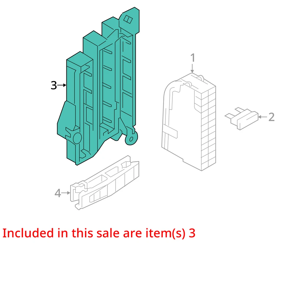 2012 Audi A7 Quattro Engine Compartment Fuse Box OEM 77K Miles - LKQ353499602 - Image 4 of 4