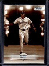 2025 Topps Stadium Club Bryan Woo Sepia #197 Mariners