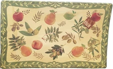Anti-Fatigue Non Slip PVC Kitchen Floor Mat (18"x30") FRUITS & LEAVES, SGM