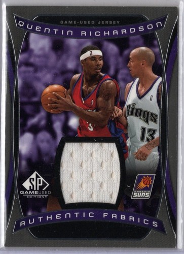 04-05 SP Game Used Basketball Quentin Richardson Game-Used Clippers Jersey Card