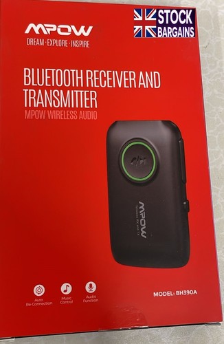 Mpow Bluetooth 5.0 Transmitter & Receiver Bluetooth Audio Adapter w aptX (B802) - Picture 9 of 16
