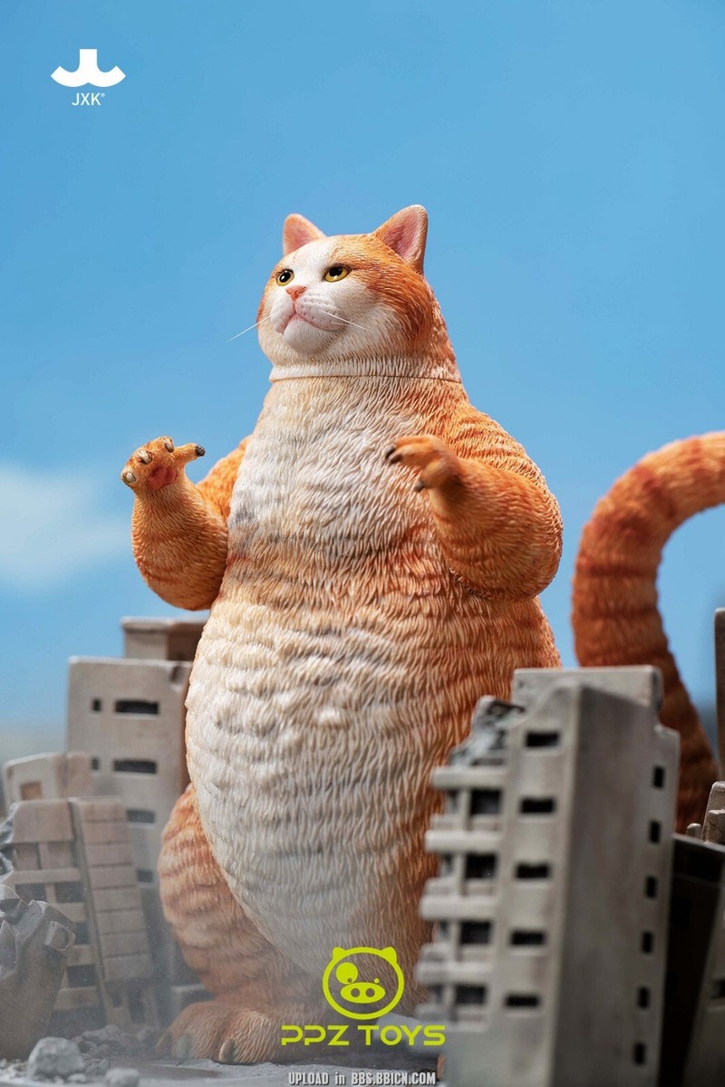 1/6 JXK Simulation Cat Meowzilla Animal Model Toy Figure Statue
