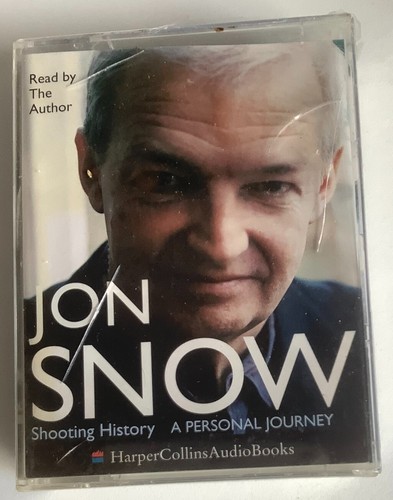 Audio Book Jon Snow SHOOTING HISTORY A PERSONAL JOURNEY on 4 x cassettes NEW