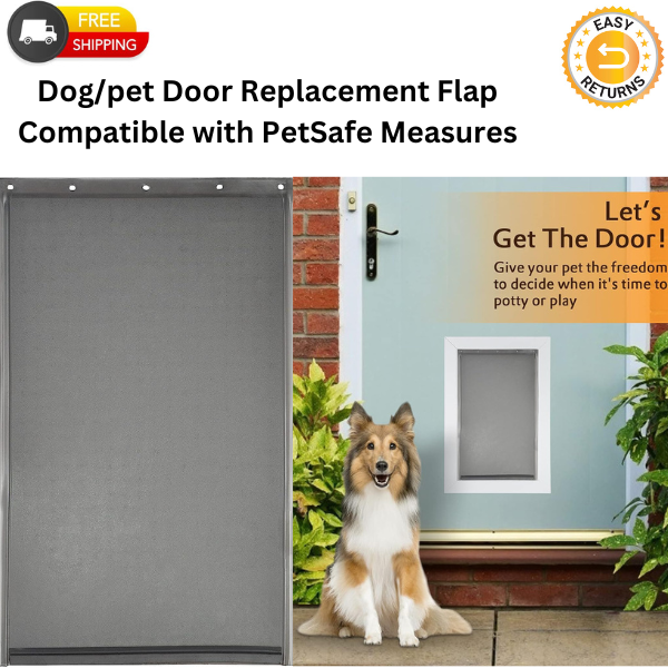 Pet Door Flap Replacement For Pet Safe PAC1111039 In Dog Doors Wall