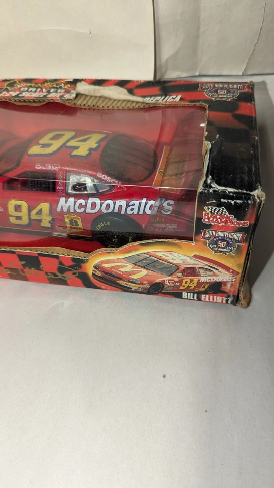 Racing Champions 1998 Signature Series 1/24 Bill Elliott #94 McDonald's "LEER" Foto 3 de 4