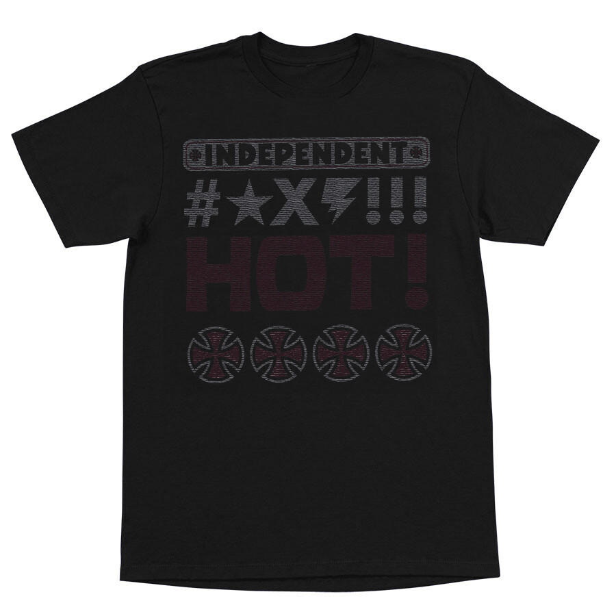 Independent Truck Company Tシャツ 黒　L Independent Trucks SPAN Skateboard T Shirt BLACK w/RED Logo