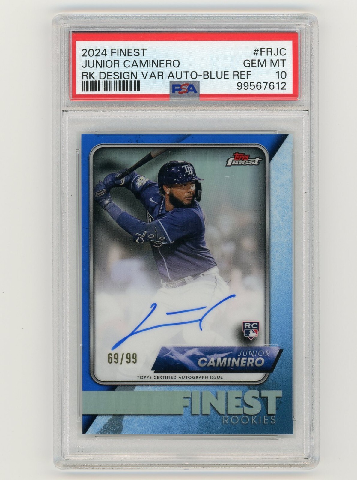 99 ジュニオール・カミネロ 2024 Topps finest 直筆サイン 【公式通販】