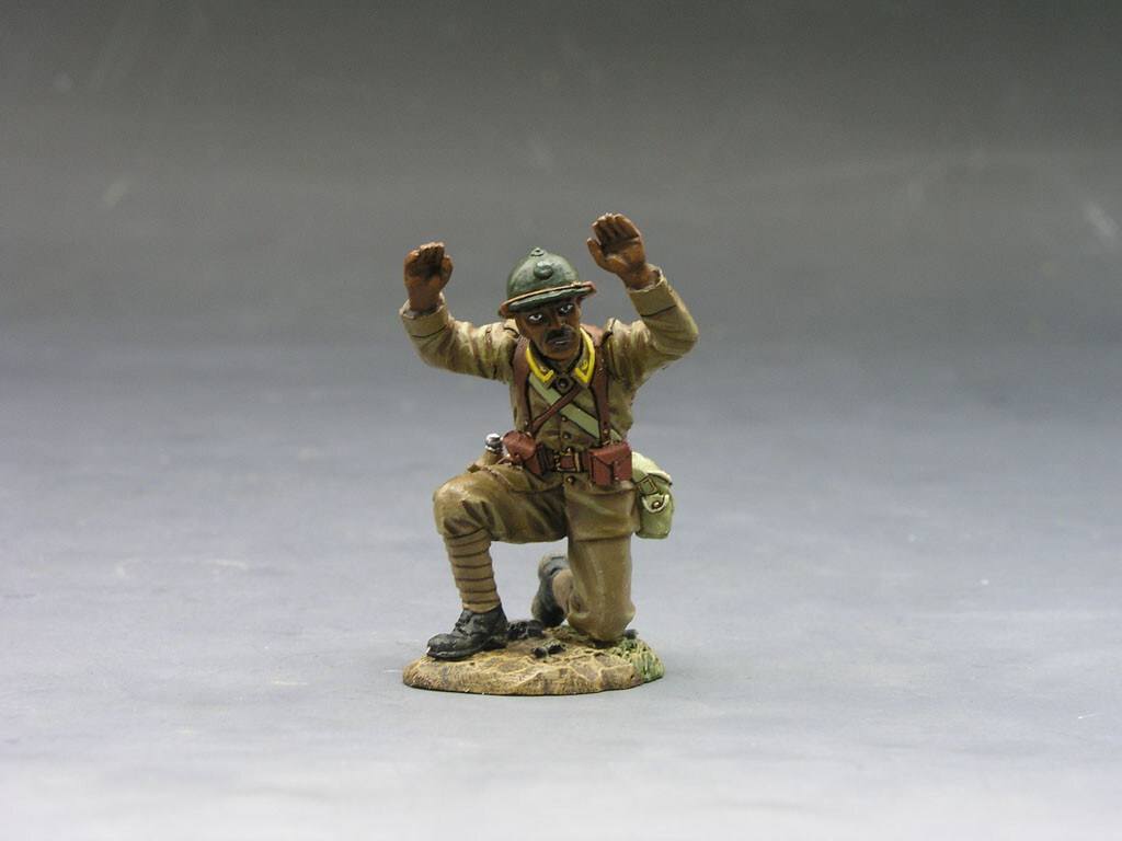 Soldat King and Country FoB035 Surrendering Senegalese A miniature WWII
