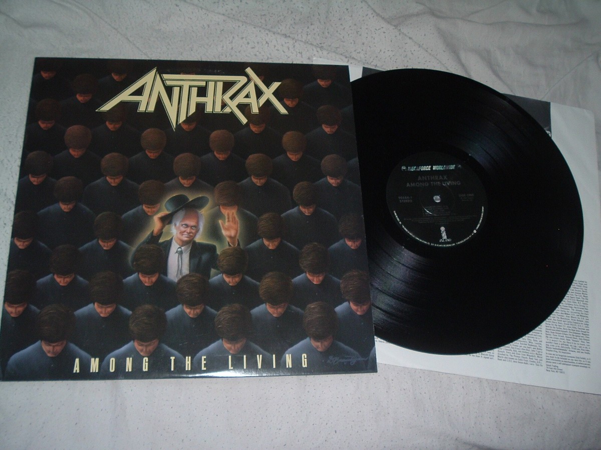 ANTHRAX Among The Living '87 ORIGINAL US Megaforce 1st press LP