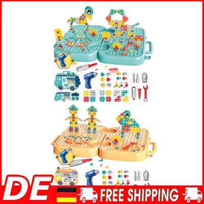 Magic Montessori Play Toolbox Design and Drill Toy Kids Tool Set for Boys Girls