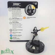 Heroclix Spider-Man  Venom: Absolute Carnage set Shriek 048 Rare fig w/card 