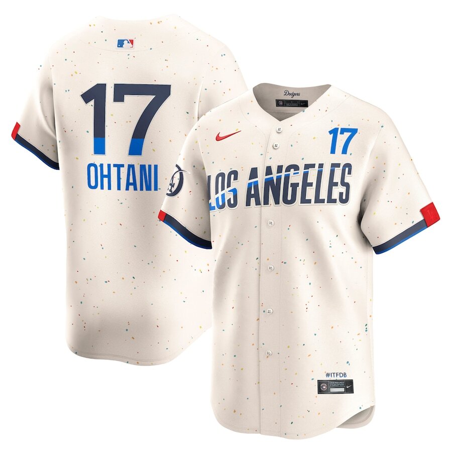 MLBユニフォーム Ohtani 17 M Nike Dodgers Los Angeles Dodgers Shohei Ohtani #17 Nike 2025 City Connect MLB
