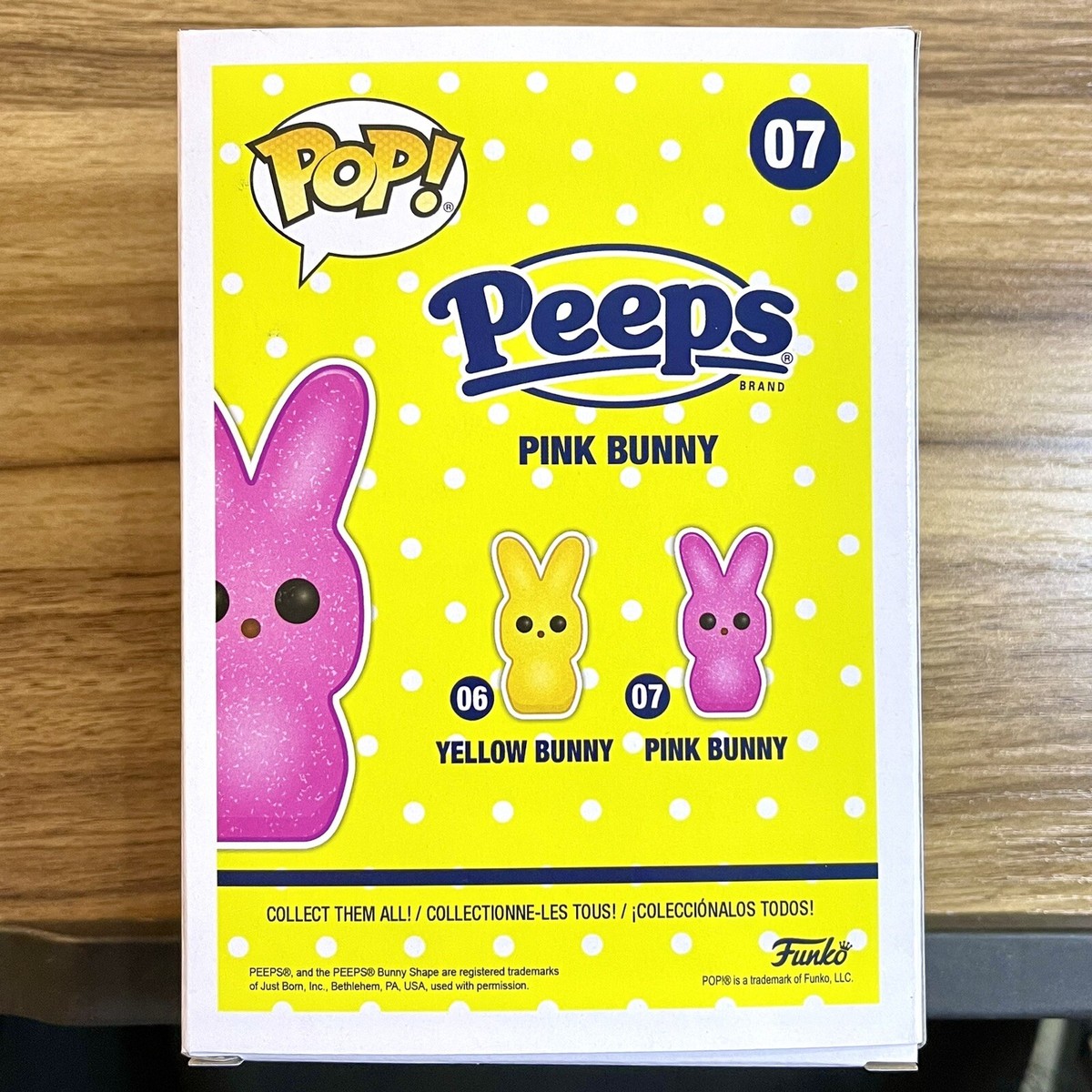 Peeps Pink Bunny Funko Pop! #07 Vinyl Figure Brand New! | eBay