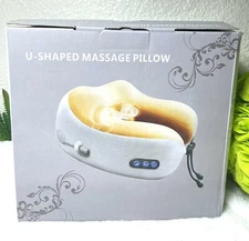 Electric Shiatsu Neck Shoulder Pillow Massager U-shape Massage Neck Pillow 