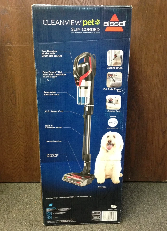 Bissell Cleanview Pet Slim Corded Tangle Free Brush Roll Vacuum - Image 2 of 4