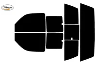 PreCut 2Ply Window Tint Film Kit For 99-06 Chevy Silverado 1500 Extended Cab