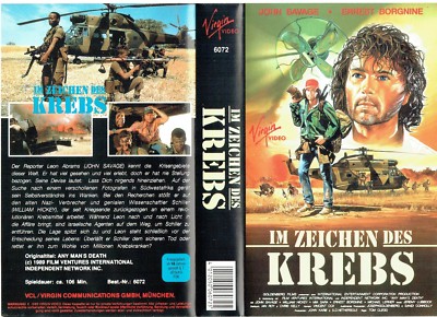 (VHS) Im Zeichen des Krebs - John Savage, William Hickey, Ernest Borgnine (1988)