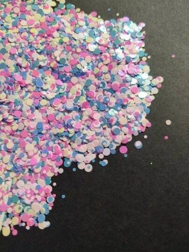 Birthday Party chunky polyester glitter mix 2 oz. in a shaker bottle! - Picture 3 of 5