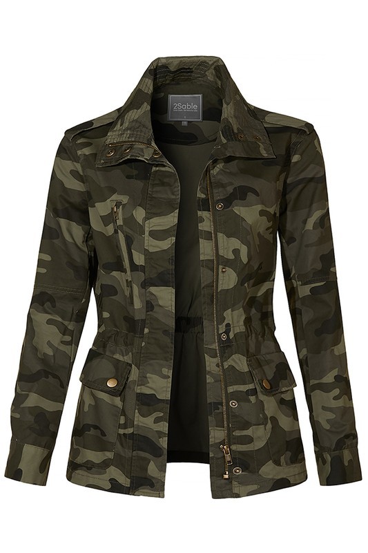 Anorak Jacket Military Print Jacket For Womens Torrid Jacket