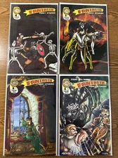 Fantastic Furry Stories #1 2 3 4 Lot Run Set Shanda Fantasy Arts 1st Print F/VF