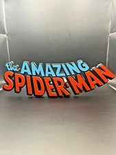 The Amazing Spider-Man Logo Sign Display | 3D Wall Desk Shelf Art