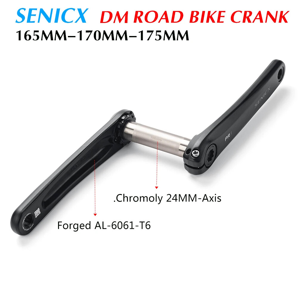 165/170/175mm SENICX PR2 Road Folding Bicycle Crank 2 X 10 /11/12s