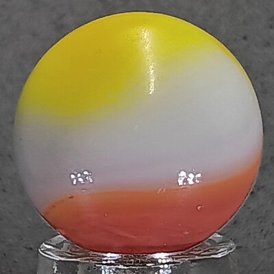 Vintage Vitro All-Red Marble .61 Inches Near-Mint Condition