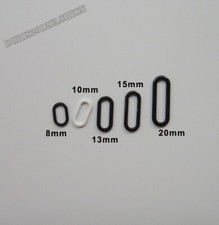 Oval Loop Rings Coated Metal Bra strap Adjustment Lingerie Underwear 100pcs/lots