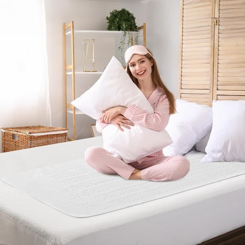 Wärmedecke mit 6 Heizstufen Heizdecke Weiß Wärme-Decke Elektrische 193*91cm Bett - Picture 7 of 11