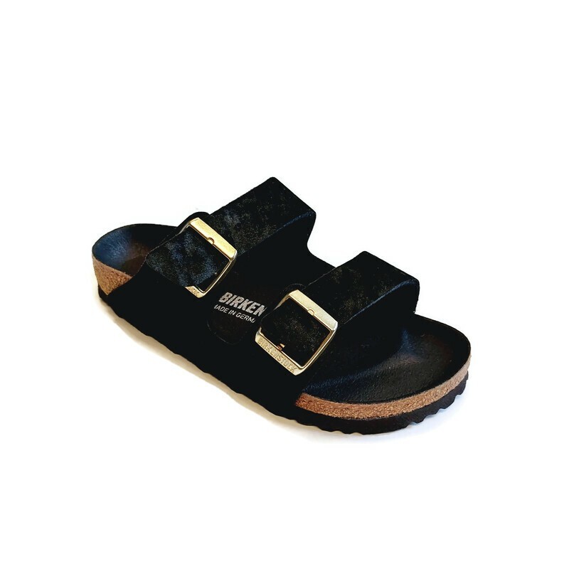 サンダル・ミュール BIRKENSTOCK ARIZONA BS SUEDE FLAT SANDALS (NARROW FIT) Birkenstock Arizona BS Sandals Womens Sz 5-5.5 EU 36 NARROW