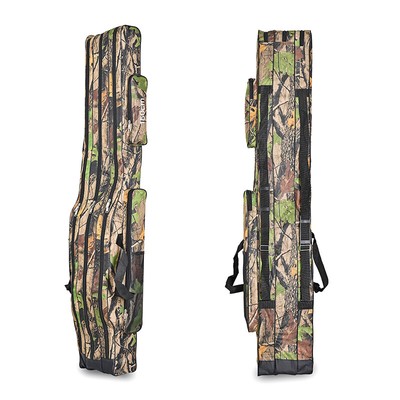 Three-layer Foldable Sea Fishing Bag Double Shoulder Fishing Rod Bag Tool Kit