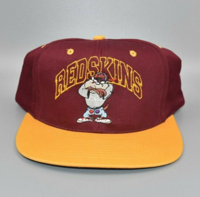 Washington Redskins Taz Drew Pearson Blockhead Vintage Snapback Hat - NWT