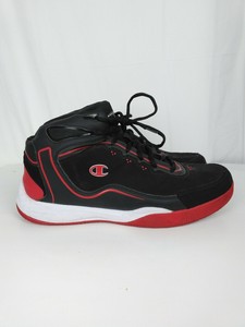champion red and black shoes
