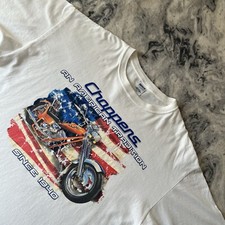 Vintage 90s Choppers Biker Tshirt American Tradition Chopper Graphic Tee 2XL