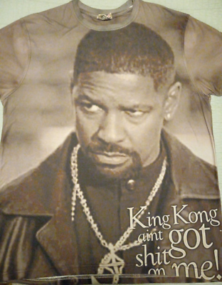Vtg 2XL Sex Money Weed King Kong Aint Got Sh!t On Me Denzel AOP
