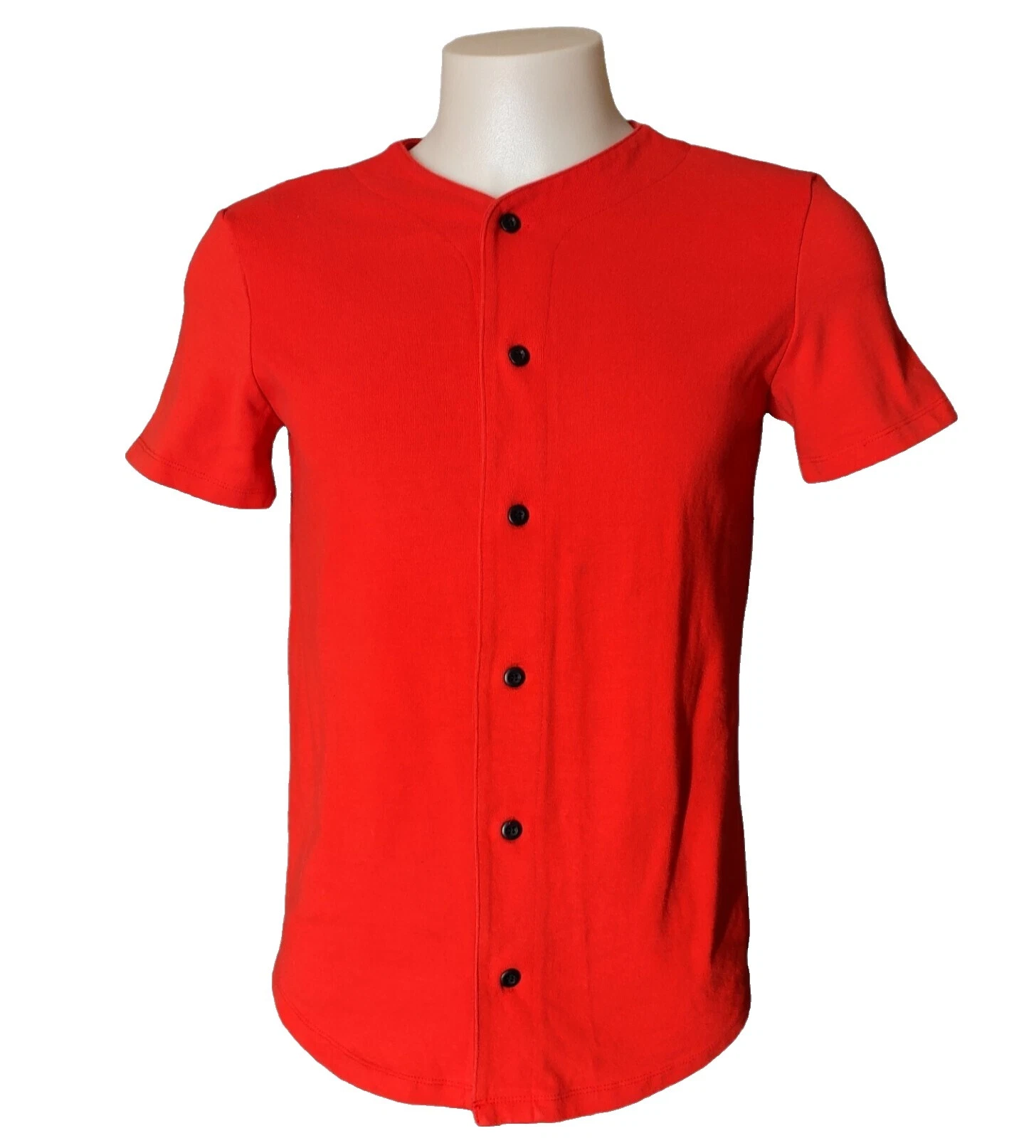 Camisas para hombre American Apparel informales lisas con botones