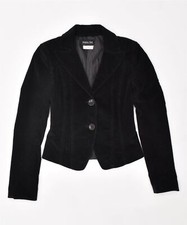 Patrizia Pepe Firenze Womens 2 Button Blazer Jacket It 40 Small Black Ma11