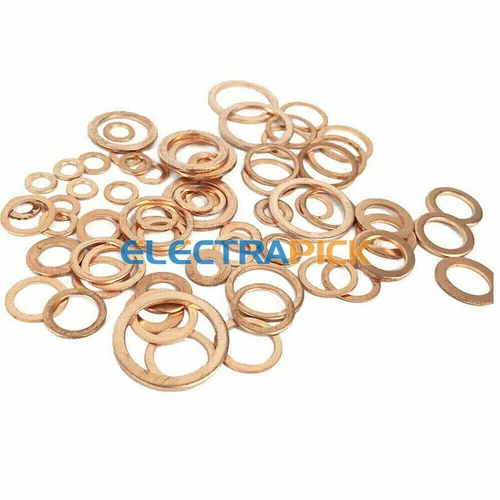 300/400 STCK. Massives Kupfer Quetschscheibe Dichtungssatz Flach O-Ring Dichtung Sortiment Kit - Bild 9 von 12