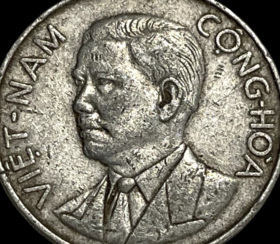 1963 South Vietnam 50 Xu World Coin KM 6 War Era One Year Type - President Diem - Image 2 of 4