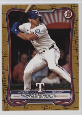 2026 Bowman Gold Pattern 33/50 Wyatt Langford #88 0rz7