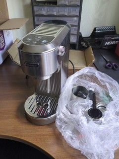 Customer Return Delonghi Coffee Machine Dedica Duo Turns On Looks Unused