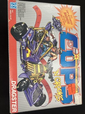 Dragster Vintage COPS N Crooks Vehicle New Sealed 1989 Hasbro 80s