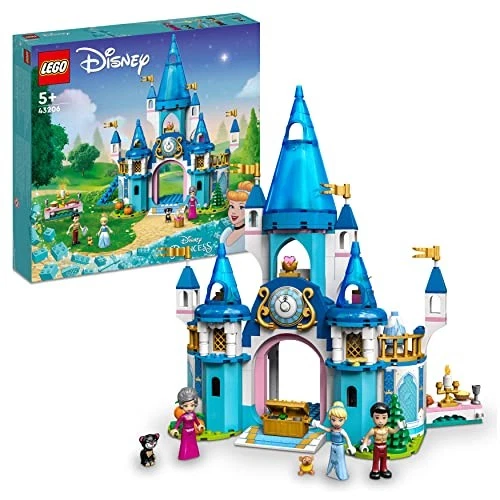 LEGO 43206 Disney Cinderellas Schloss, 3 Spielfiguren und 2 Tierfiguren - Bild 1 von 4