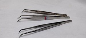 3 Cotton & Dressing Dental Pliers Tweezers -One is Made in Germany Unbranded